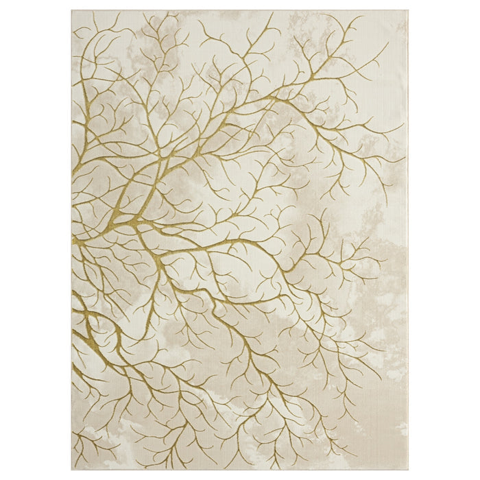 Ksamil 5x8 Grey Area Rug - Adams Furniture