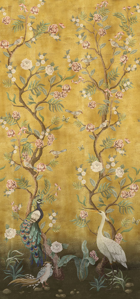 Kubla Khan Hybrid Mural Wallpaper - Saffron