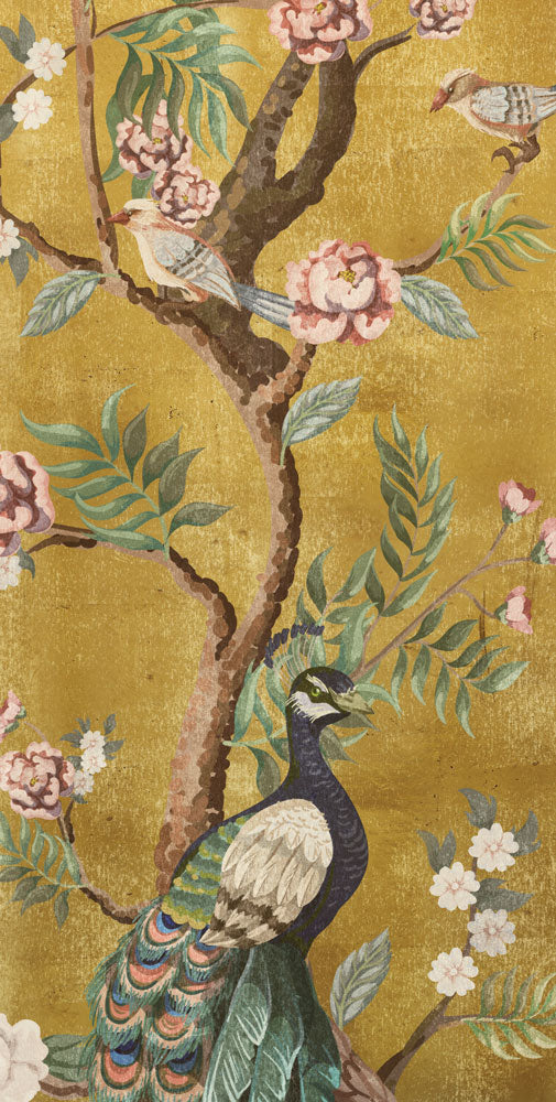 Kubla Khan Hybrid Mural Wallpaper - Saffron