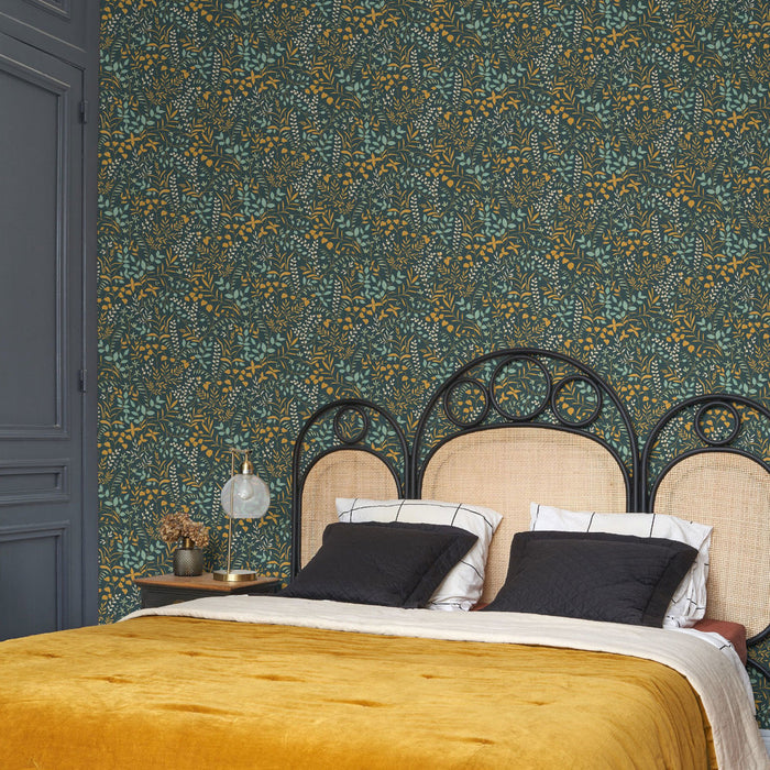 La Bastide Wallpaper - Shadow  + Aqua