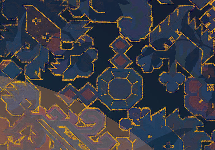 La Lune - Custom Sized Wallpaper Mural (per m2)