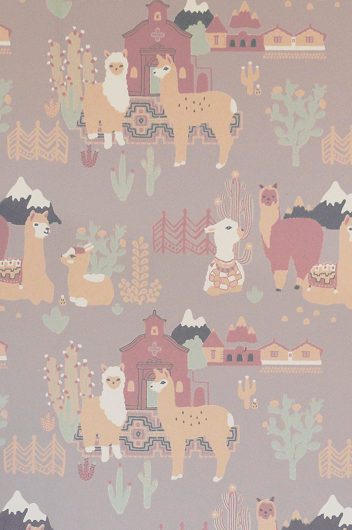 Lama Lama Wallpaper - Lilac
