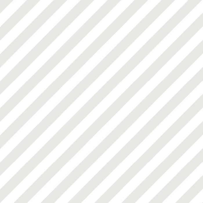 Large Diagonal Stripes Wallpaper - Grey