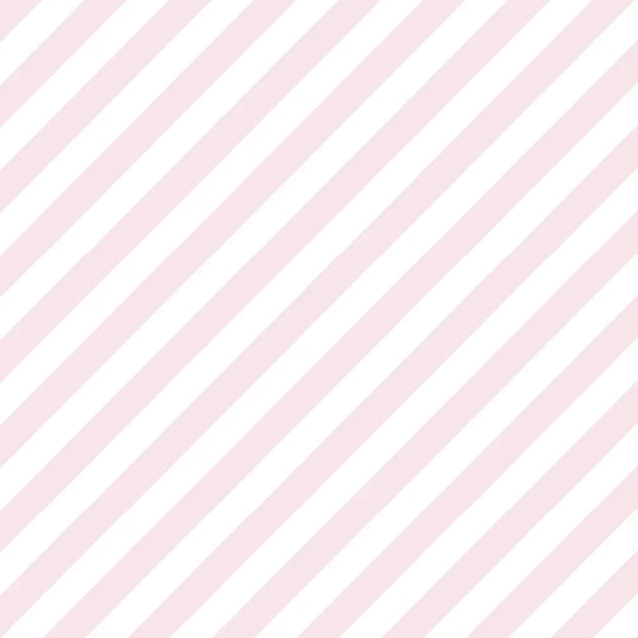 Large Diagonal Stripes Wallpaper - Pink