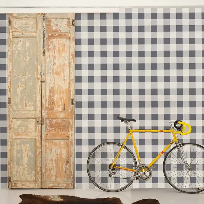 Large Gingham Wallpaper - Galaxia