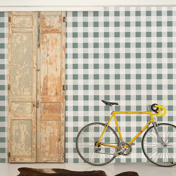 Large Gingham  Wallpaper - Parra