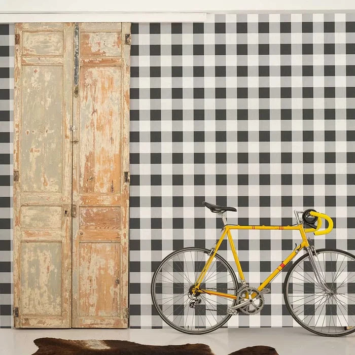 Large Gingham  Wallpaper - Tinta