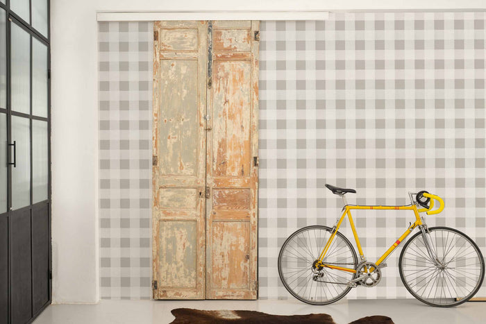 Large Gingham  Wallpaper - Yeso