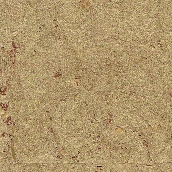 Lasmin Cork Metallic Wallpaper - Gold on Gold