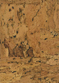 Lasmin Cork Metallic Wallpaper - Wood Brown