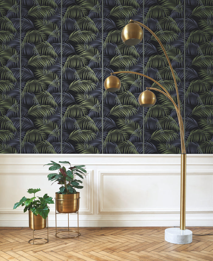 Le Tout Paris Wallpaper - Blue Green