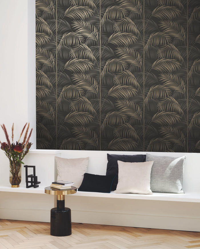 Le Tout Paris Wallpaper - Charcoal Champagne