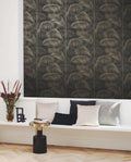Le Tout Paris Wallpaper - Charcoal Champagne