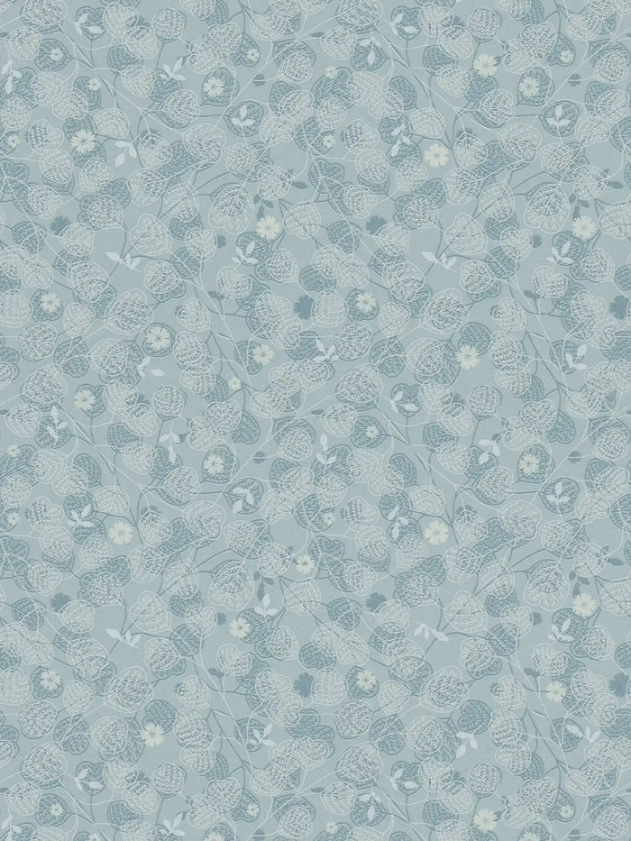 Leafy Heart - Wallpaper - Blue