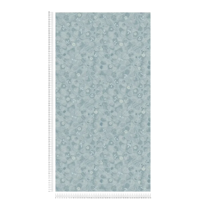 Leafy Heart - Wallpaper - Blue