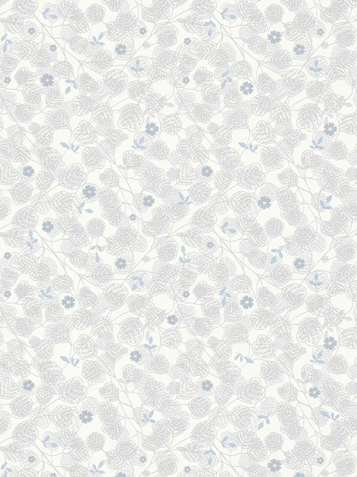 Leafy Heart - Wallpaper - White