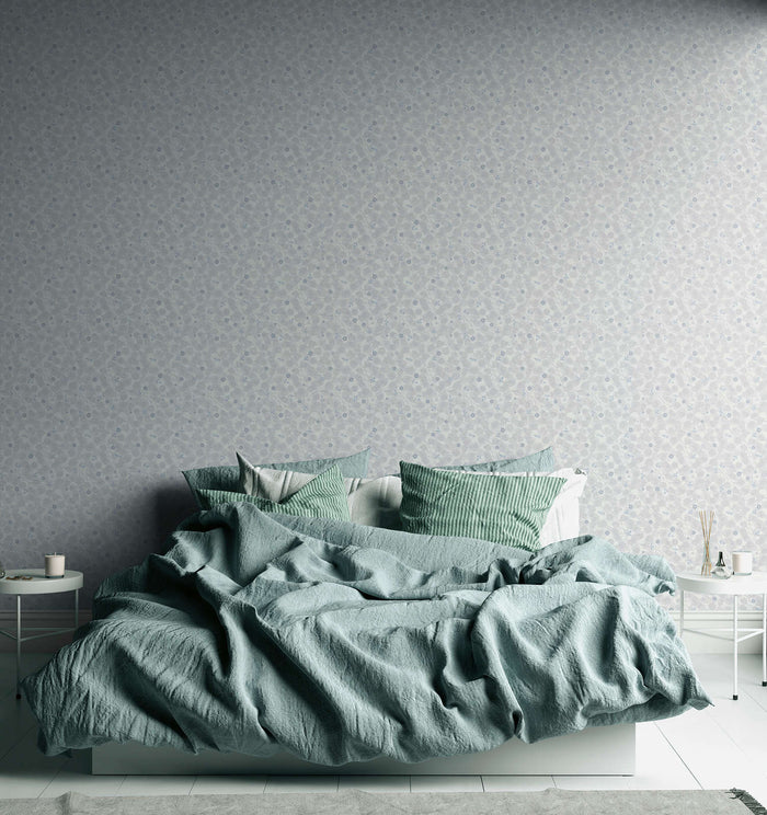 Leafy Heart - Wallpaper - White