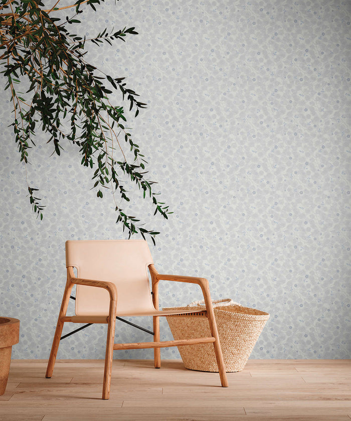 Leafy Heart - Wallpaper - White