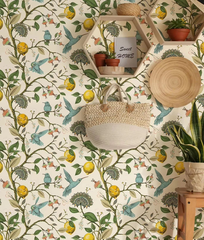 Lemon Hummingbird Wallpaper