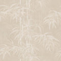 Leon Bamboo - Beige - Custom Sized Wallpaper Mural (per m2)