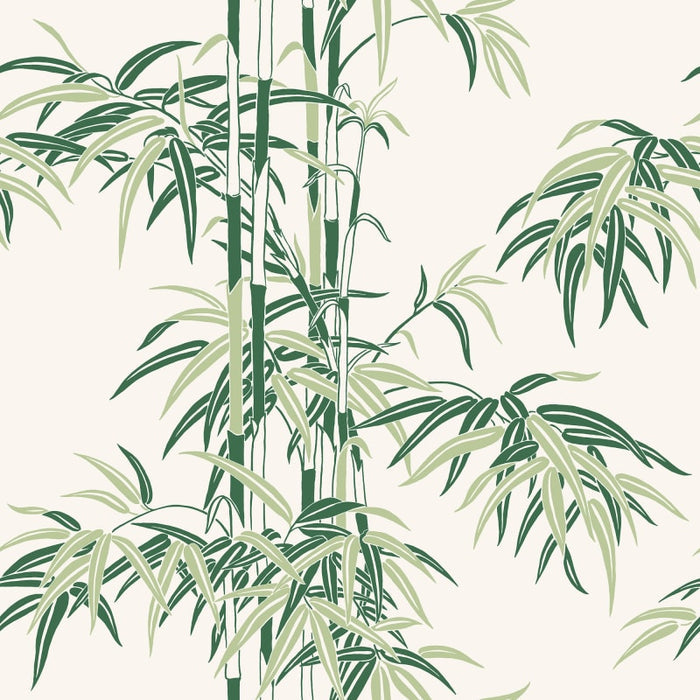 Leon Bamboo Wallpaper - Garden Green