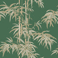 Leon Bamboo Wallpaper - Green