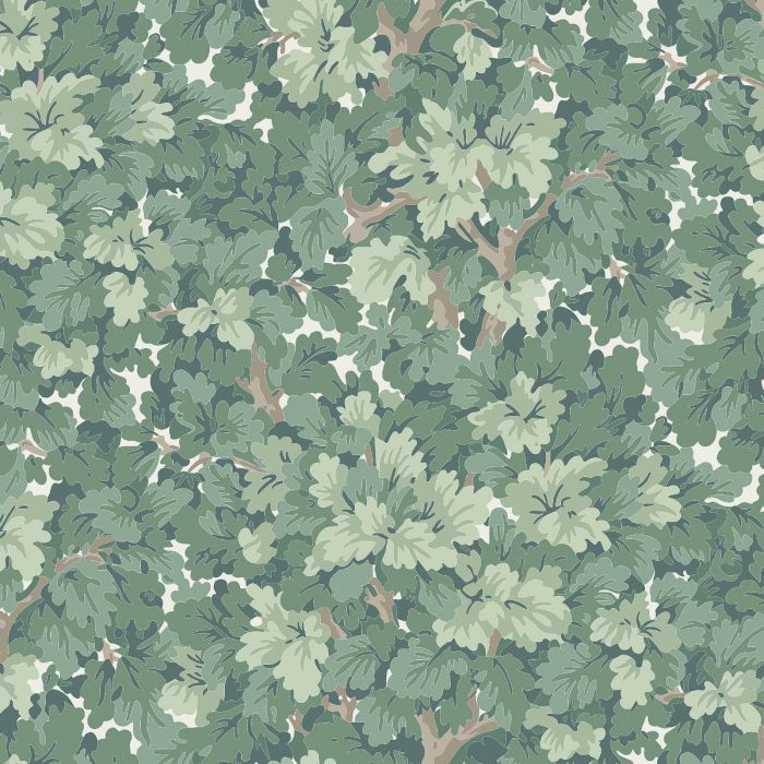 Lilla Dockekulla Wallpaper - Green - Paste the Paper