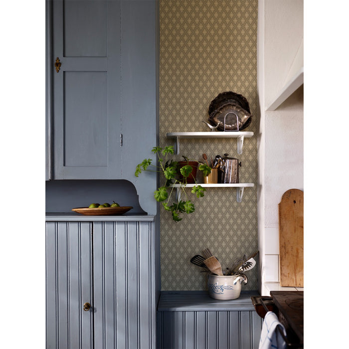 Lillstugan Wallpaper - Brown