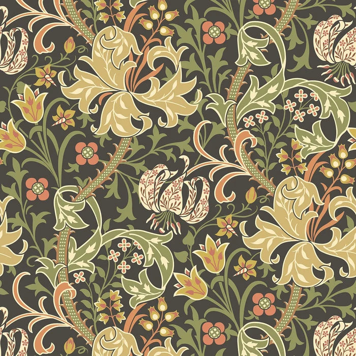 Lily Ogee Wallpaper - Ohpopsi - Black