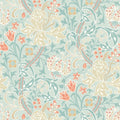 Lily Ogee Wallpaper - Ohpopsi - Duck Egg Blue