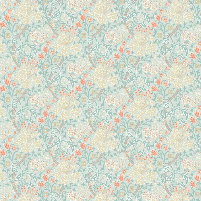 Lily Ogee Wallpaper - Ohpopsi - Duck Egg Blue