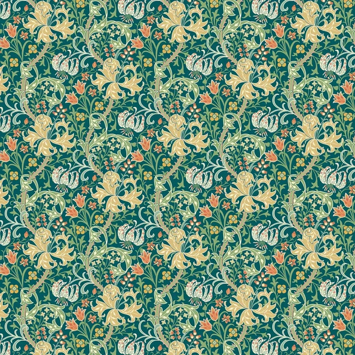 Lily Ogee Wallpaper - Ohpopsi - Emerald