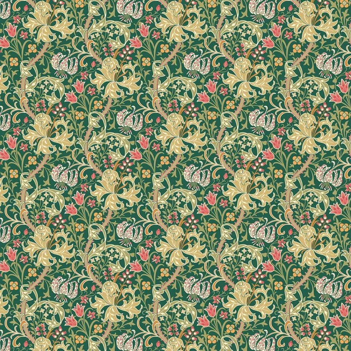 Lily Ogee Wallpaper - Ohpopsi - Forest Green