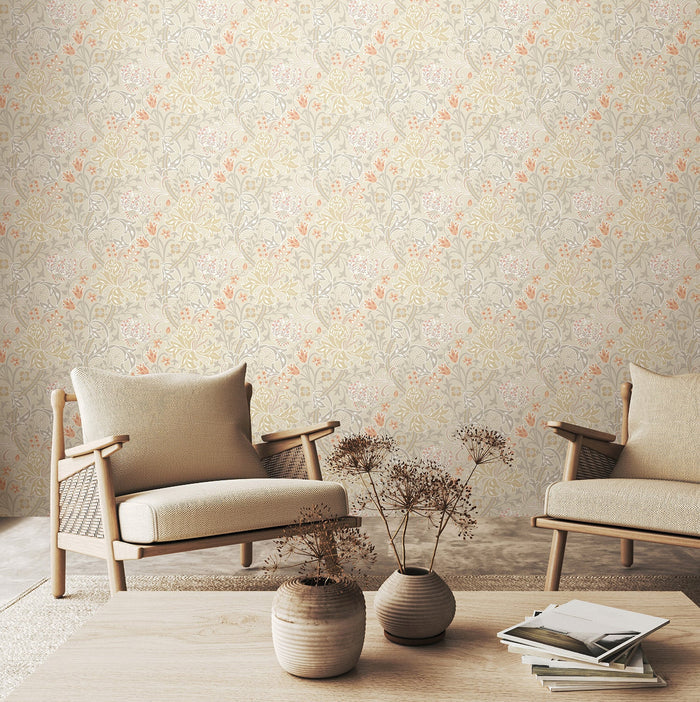 Lily Ogee Wallpaper - Ohpopsi - Natural Stone