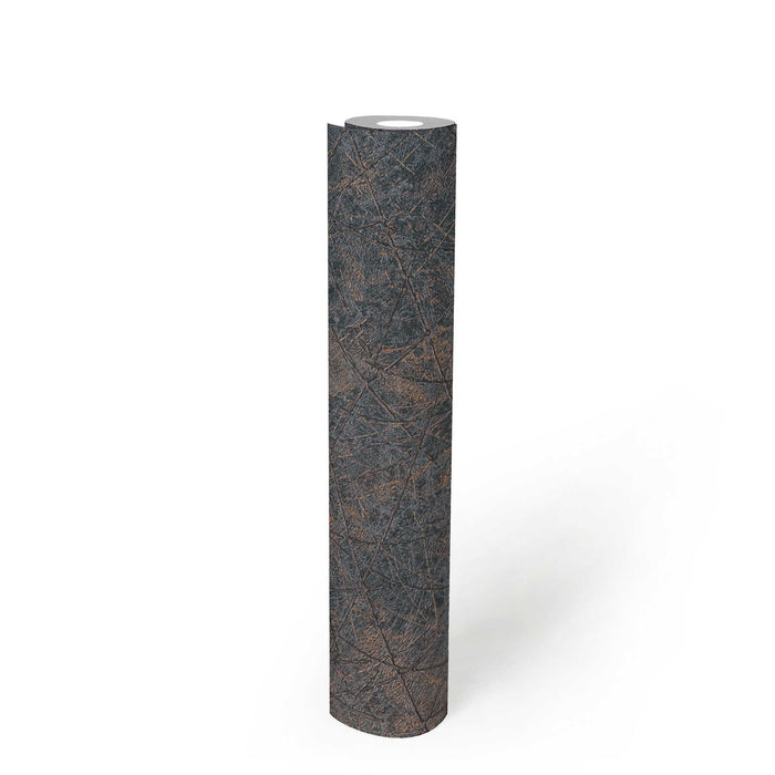 Linear Web - Geometric Wallpaper - Charcoal
