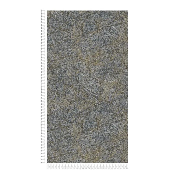 Linear Web - Geometric Wallpaper - Dark Grey