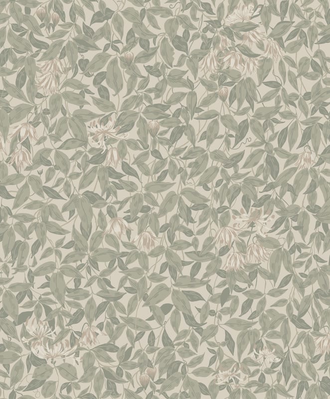 Linnea Garden Wallpaper - Green