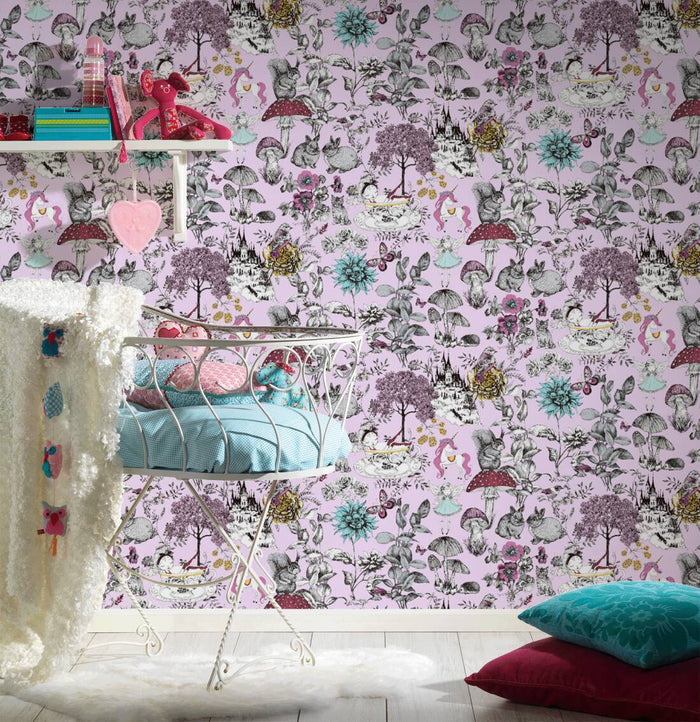 Little Love Wallpaper - Pink