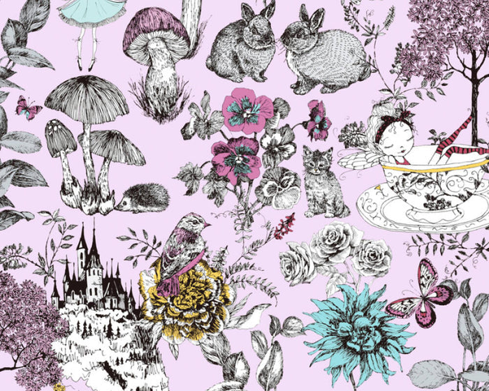 Little Love Wallpaper - Pink