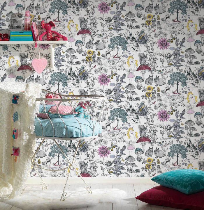 Little Love Wallpaper - White