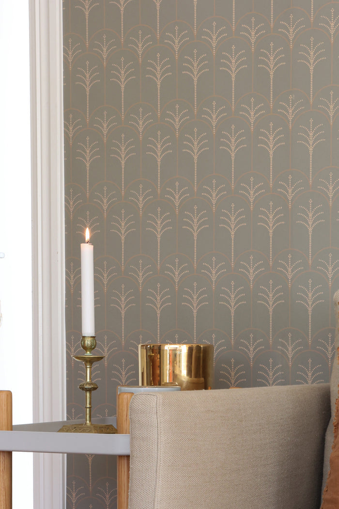 Lolo Wallpaper - Bay Tree Green