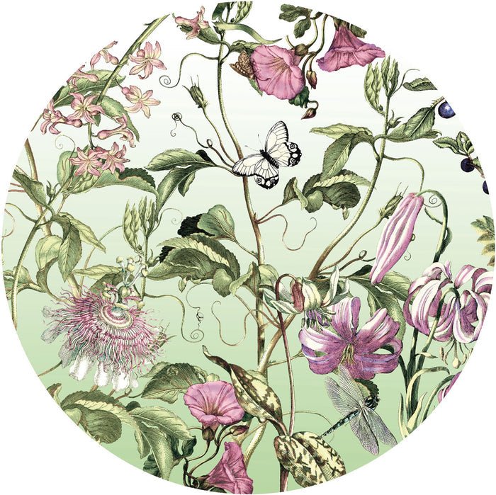 Louloudi - Circular Mural - Self Adhesive