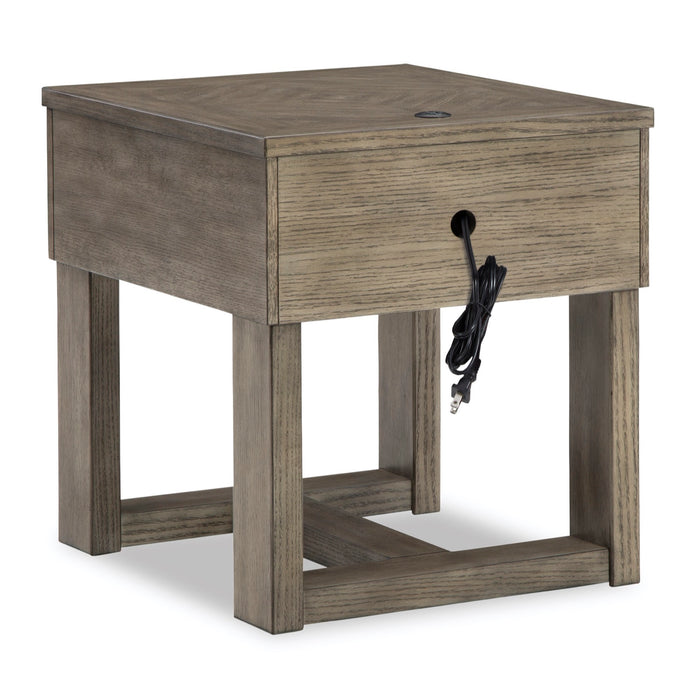 Loyaska End Table - Adams Furniture