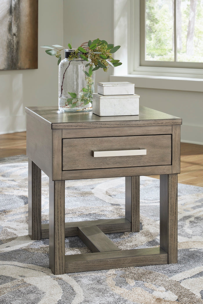 Loyaska End Table - Adams Furniture