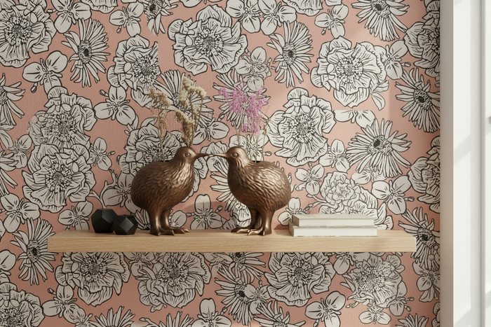 Kiwiana Bronze Kiwi Vases Room Shot