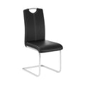 Maddox Black Dining Chair (Set of 2) - Adams Furniture