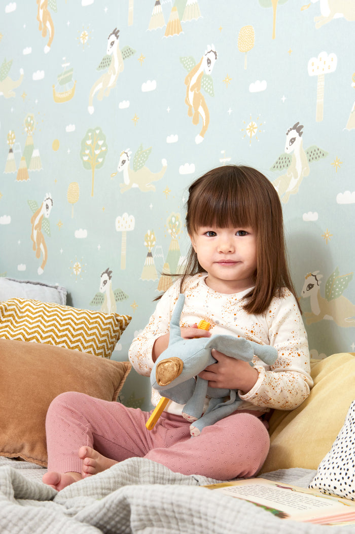 Magical Adventure Wallpaper - Dusty Blue