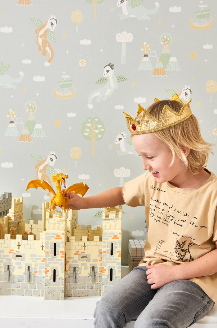 Magical Adventure Wallpaper - Soft Grey