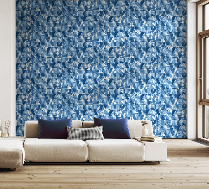 Maku Wallpaper - Ohpopsi - Electric Blue