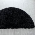 Manhattan Black Half Moon Area Rug - Adams Furniture